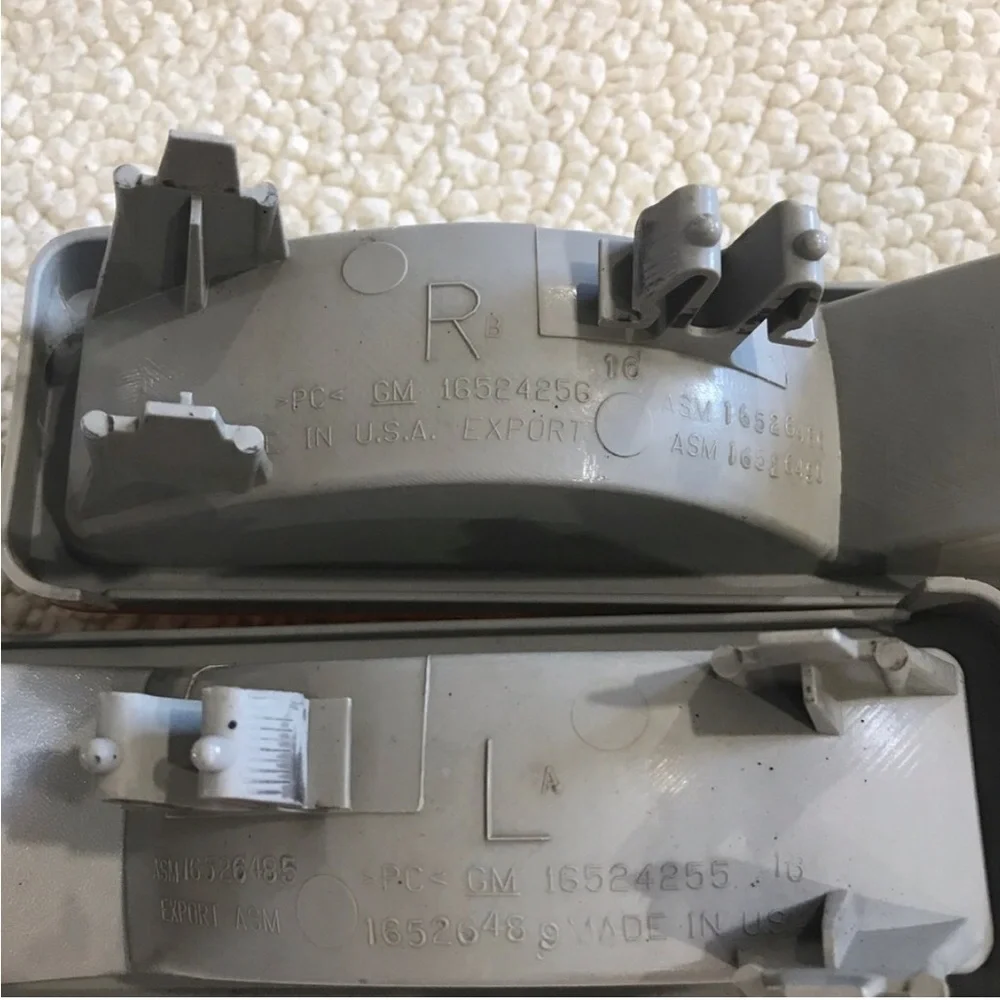 S10 Sonoma Blazer S15 Jimmy Turn Signal Park Lights Lamp Lens 16524255& 16524256 - Picture 7 of 8